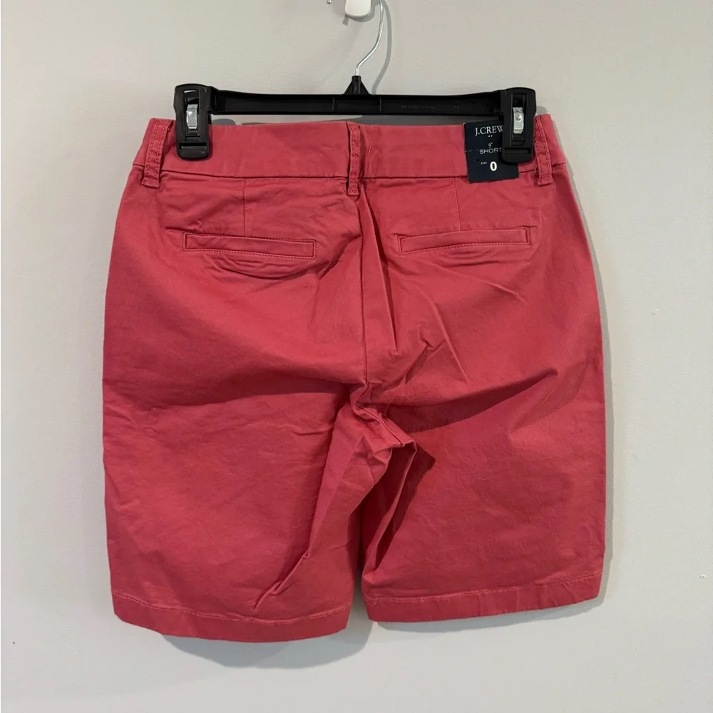 NWT J. Crew Coral Women's Bermuda Shorts Size 0 - Picture 3 of 5